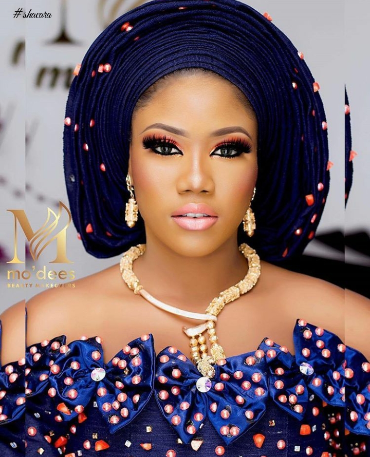 Take A Look At These Stunning Gele And Makeup Inspirations