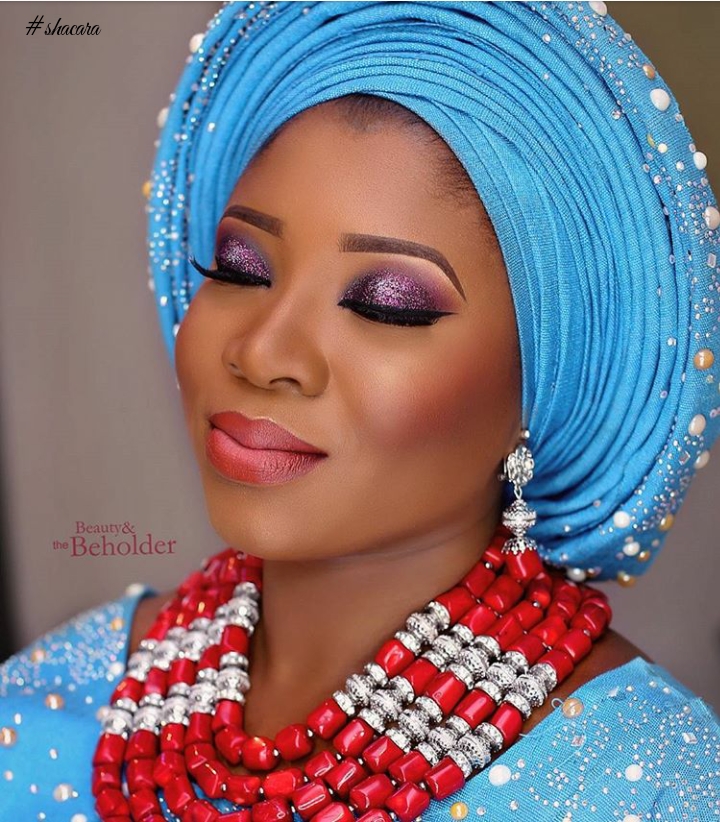 Take A Look At These Stunning Gele And Makeup Inspirations