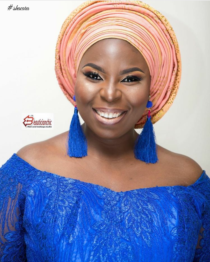 Take A Look At These Stunning Gele And Makeup Inspirations