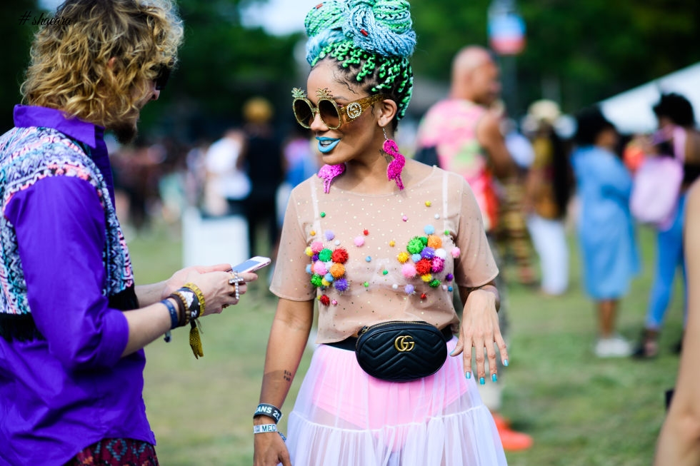 All The Best Street Style Funkiness From Afropunk 2017