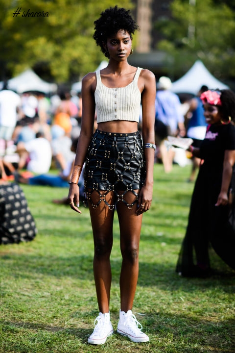 All The Best Street Style Funkiness From Afropunk 2017