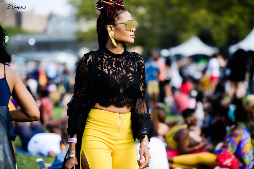 All The Best Street Style Funkiness From Afropunk 2017