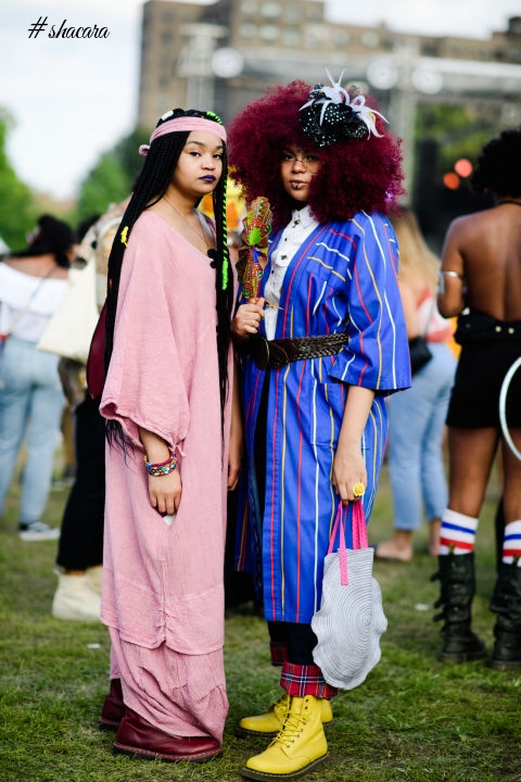 All The Best Street Style Funkiness From Afropunk 2017