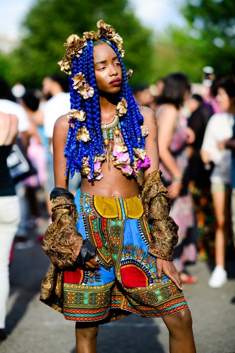 All The Best Street Style Funkiness From Afropunk 2017