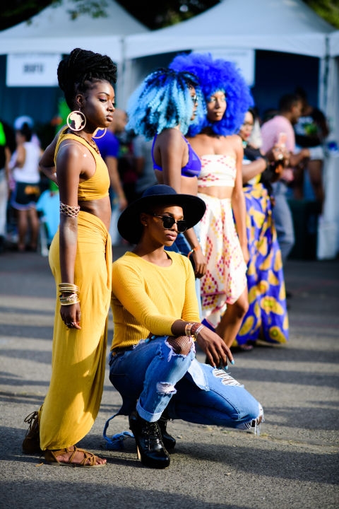 All The Best Street Style Funkiness From Afropunk 2017