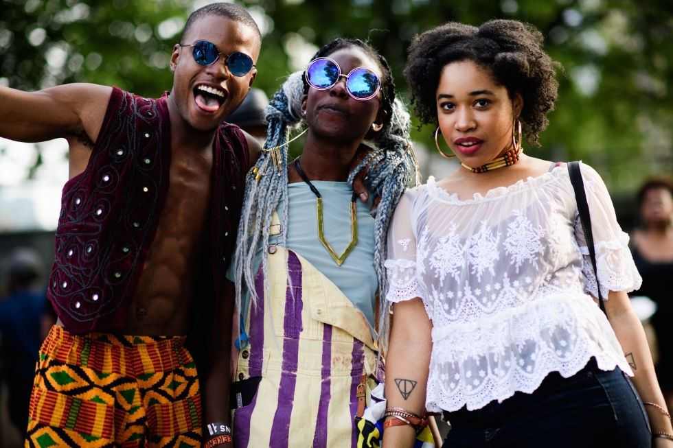 All The Best Street Style Funkiness From Afropunk 2017