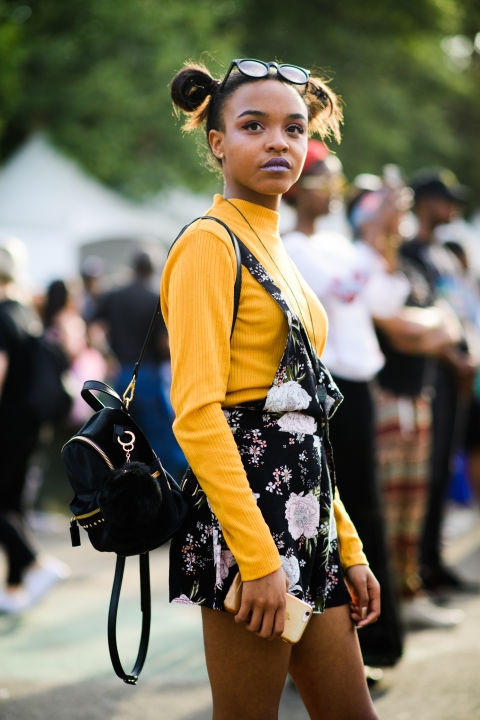 All The Best Street Style Funkiness From Afropunk 2017