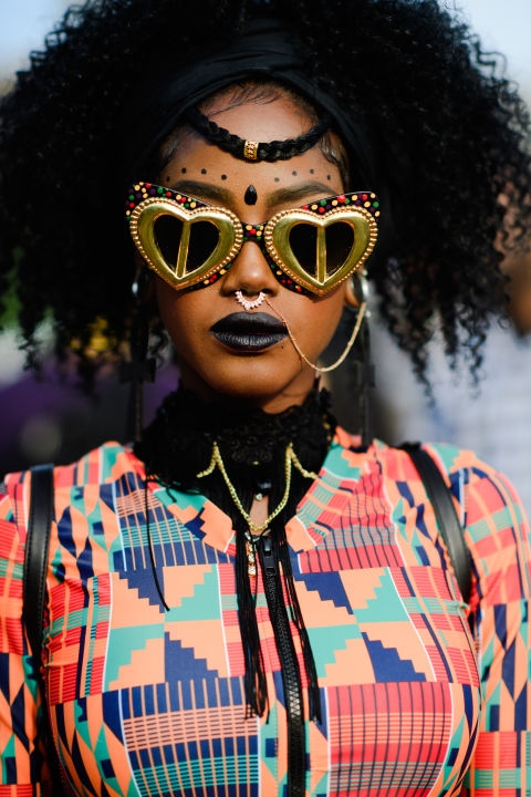 All The Best Street Style Funkiness From Afropunk 2017