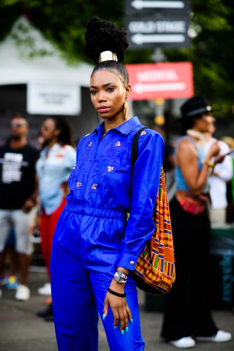 All The Best Street Style Funkiness From Afropunk 2017