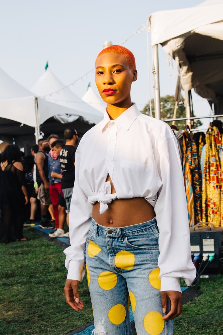 All The Best Street Style Funkiness From Afropunk 2017