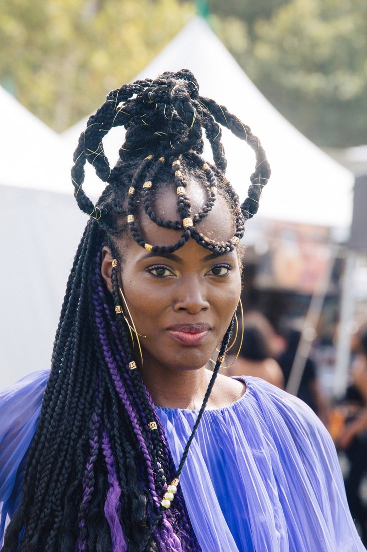 All The Best Street Style Funkiness From Afropunk 2017