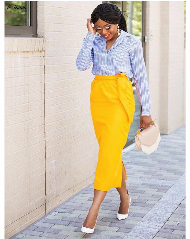 Check Out 10 Fab Work-Style Inspirations Served By Style Blogger, Stella Uzo