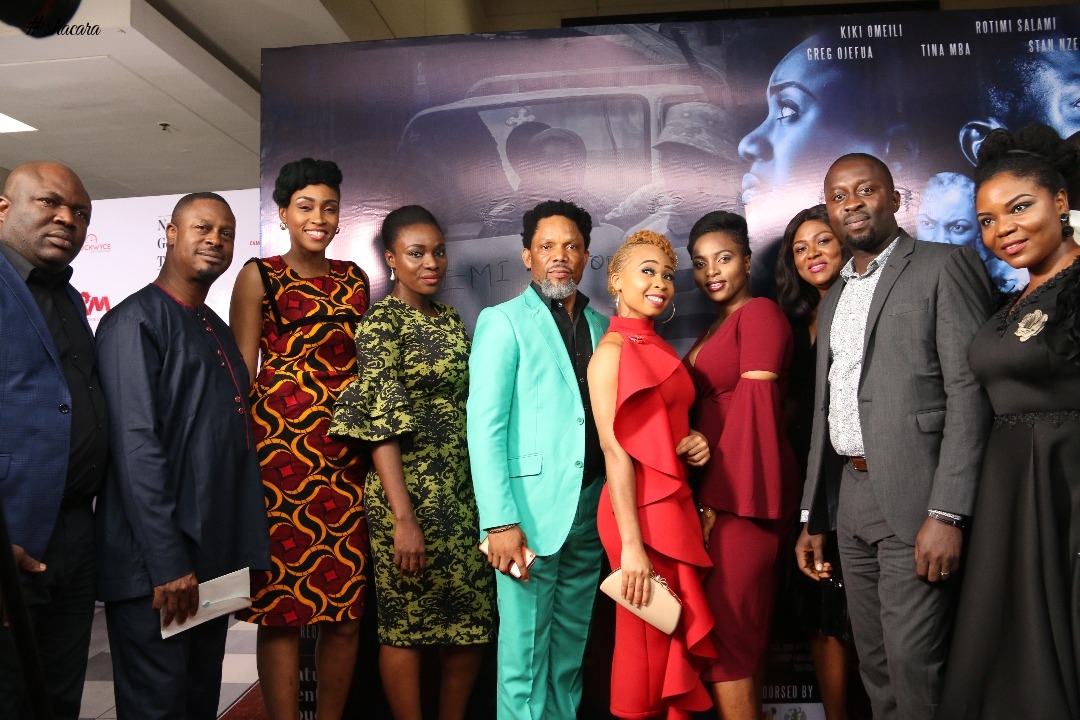 The Movie We’ve Been Waiting For Is Here! Kiki Omeli, Rotimi Salami, At “Omoye” Premiere