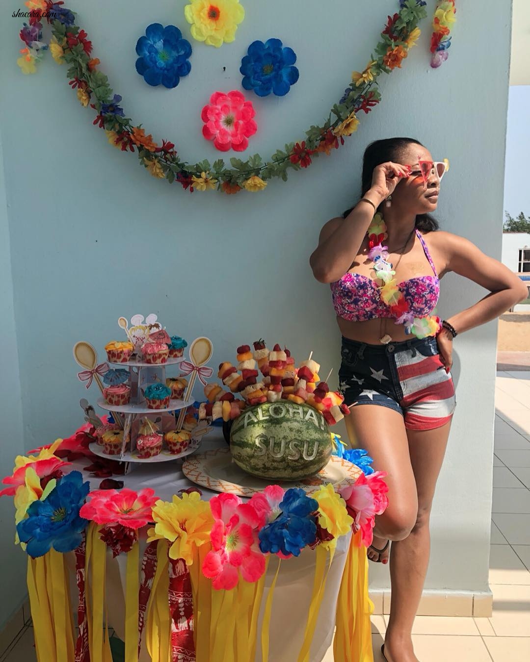 #BAAD2017! See Photos From Adesua Etomi’s Hawaii Inspired Hen Party