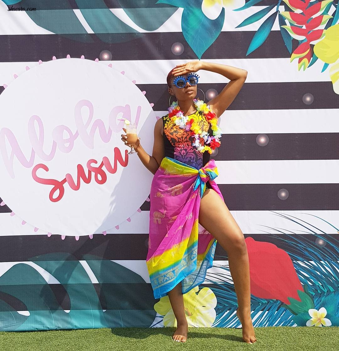 #BAAD2017! See Photos From Adesua Etomi’s Hawaii Inspired Hen Party