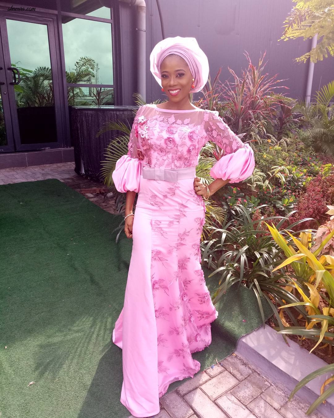 Tiwa Savage, Stephanie Coker, More, In Asoebi At Banky W & Adesua Etomi’s Traditional Wedding