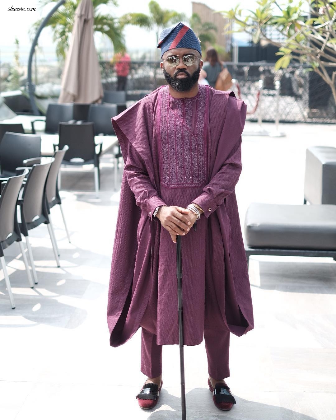 Demons Or Angels? Check Out The Hot Men At Banky W & Adesua Etomi’s Traditional Wedding