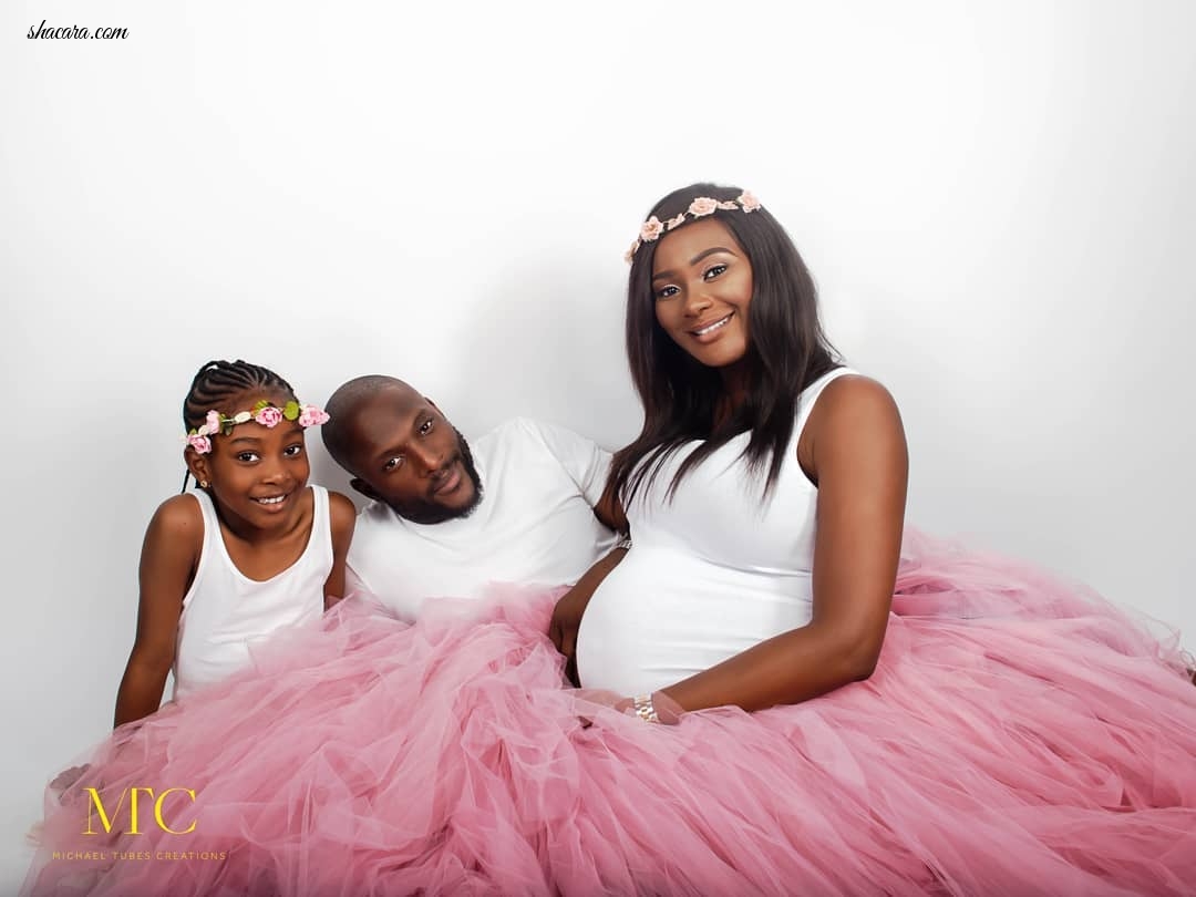 Comedian Wale Gates, Wife Lanre Welcome Baby Girl & Release Beautiful Maternity Photos