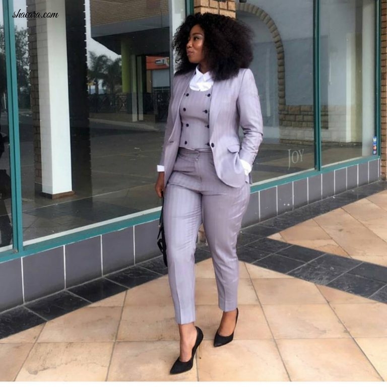 CHECK OUT THESE BOSS LADY INSPIRED SUITS TO SLAY YOUR WEEK IN