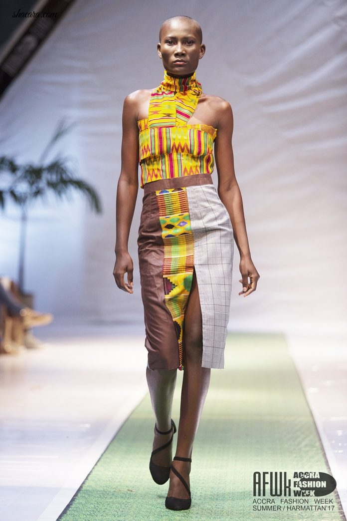 See How Gavachy Stole The Crowd By Redefining Kente Fashion At Accra Fashion Week SH 17