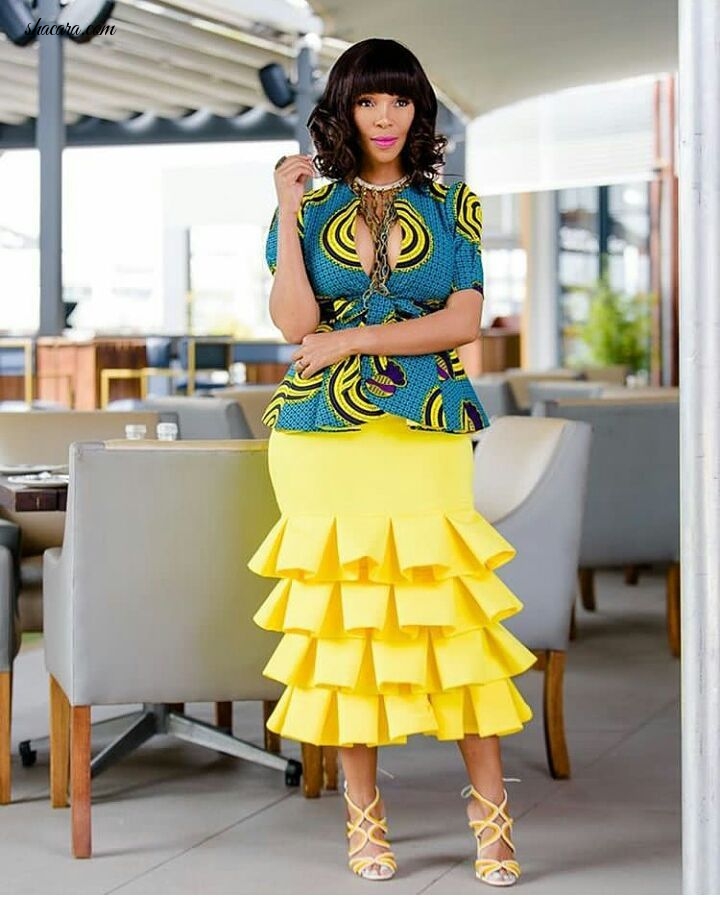 CLASSY AND INSPIRING ANKARA INFUSED WORK OUTFITS PERFECT FOR FRIDAY