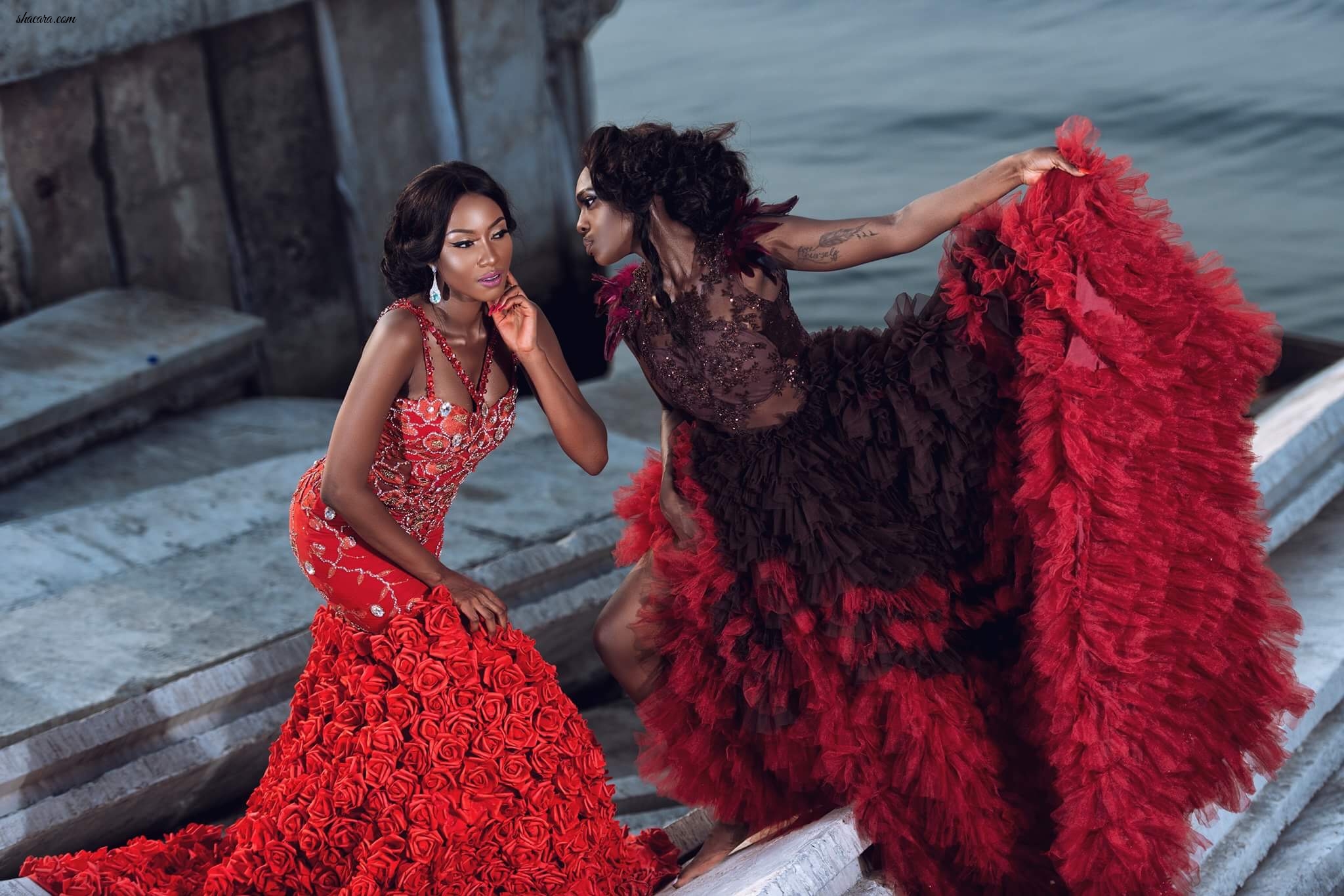 Deyemi Okanlawon, Beverly Osu Feature In Bridal Fashion Editorial Photographed By Abu Salami