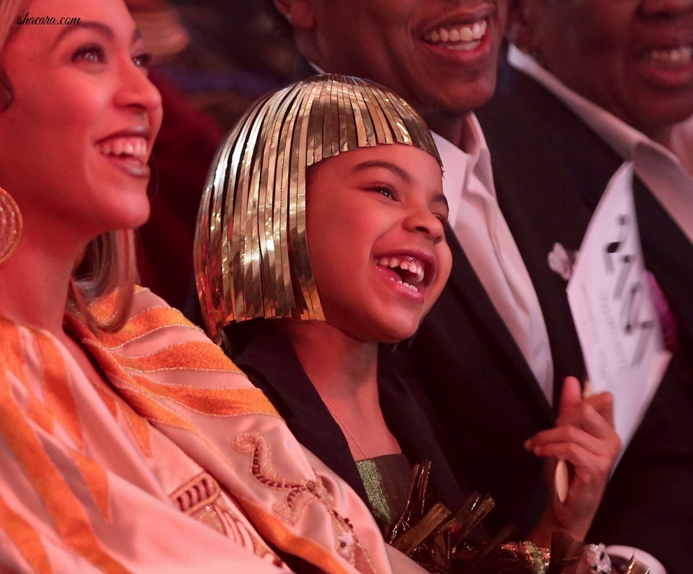 Beyonce’s Golden Outfit To The Wearable Art Gala