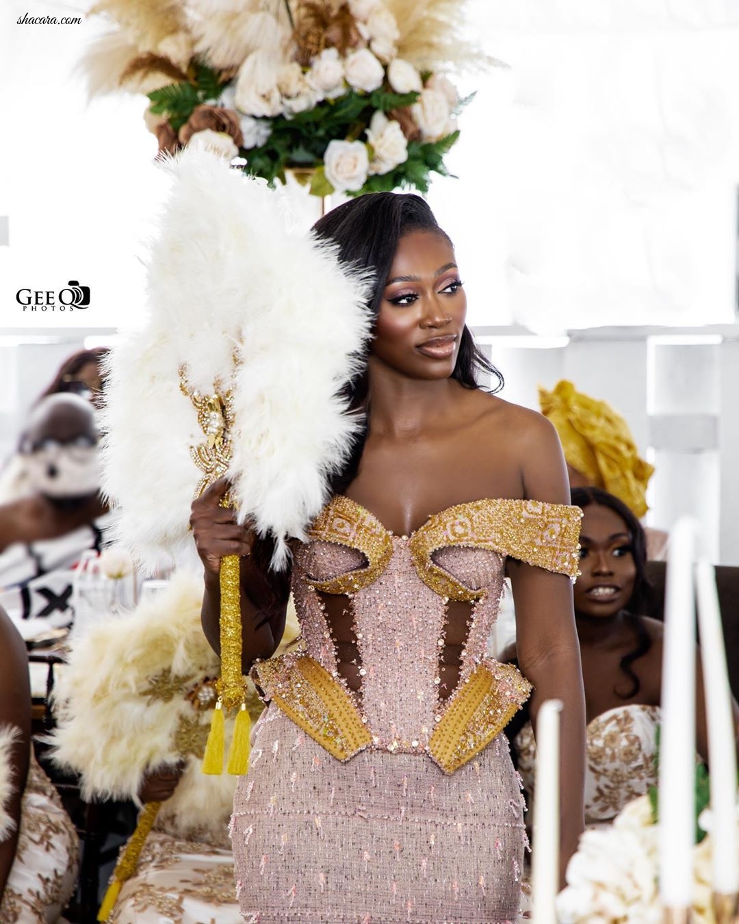 Check Out The Stunning Visuals From Vanessa Gyimah’s Enchanted Ghanaian Traditional Wedding