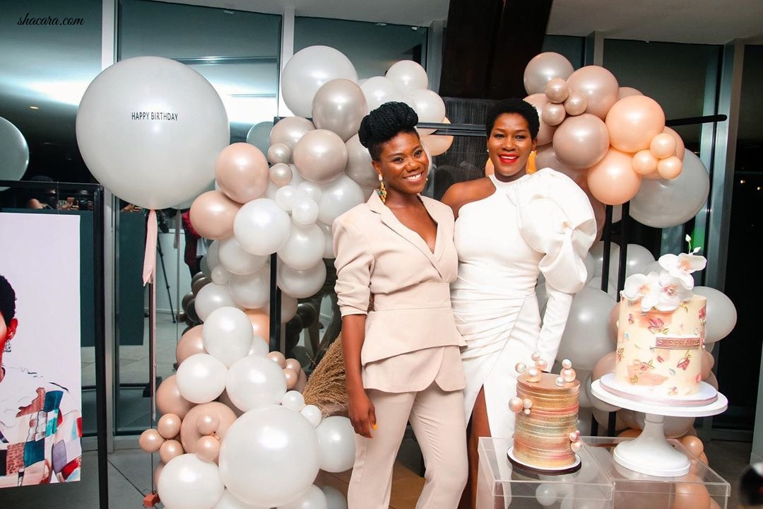 On Friday October 2, Stephanie Linus celebrated another trip around the sun and she got the royal treatment from her husband Linus Idahosa who threw her a surprise white-themed birthday party. Can you say couple goals?  For t