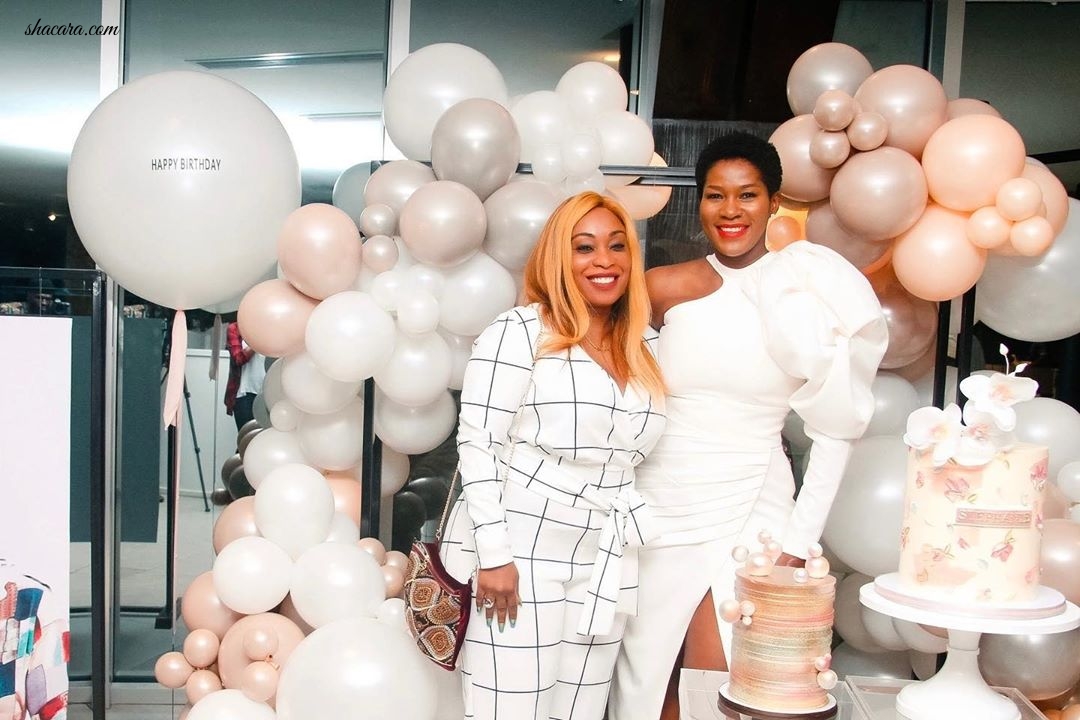 On Friday October 2, Stephanie Linus celebrated another trip around the sun and she got the royal treatment from her husband Linus Idahosa who threw her a surprise white-themed birthday party. Can you say couple goals?  For t