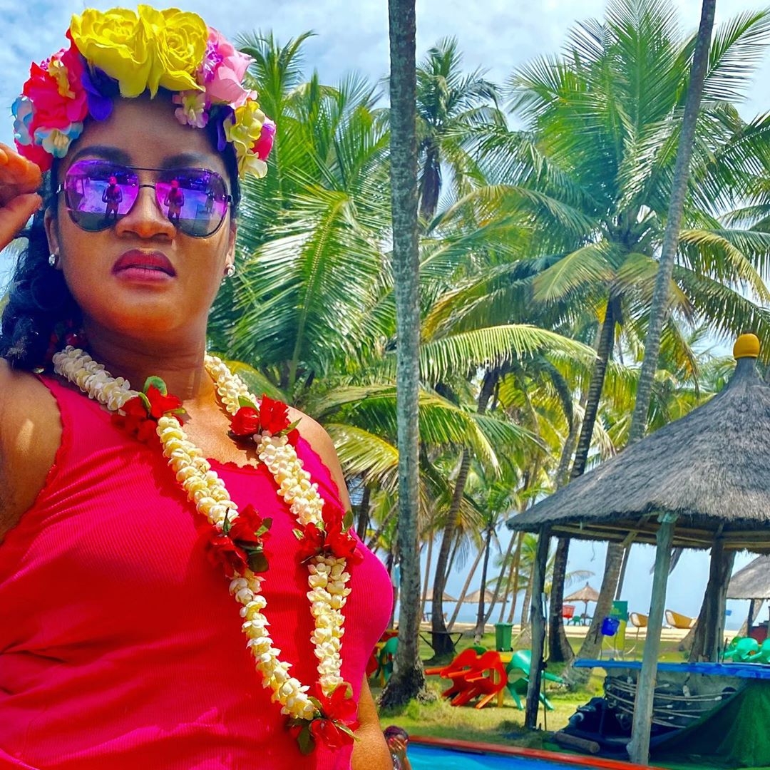 All The Photos From Omotola Jalade-Ekeinde’s Fun Getaway With Her Kids