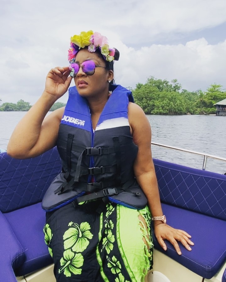 All The Photos From Omotola Jalade-Ekeinde’s Fun Getaway With Her Kids