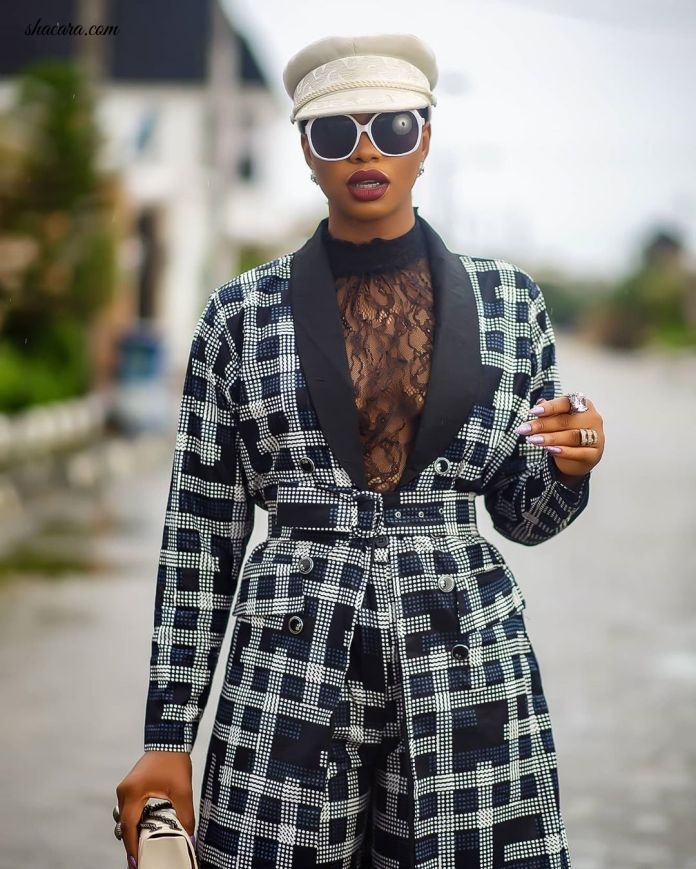 #STYLEGIRL: Popular Nigerian Style Influencer StyleConnaisseur Just Teased Us With Haute African Over Coat Goals