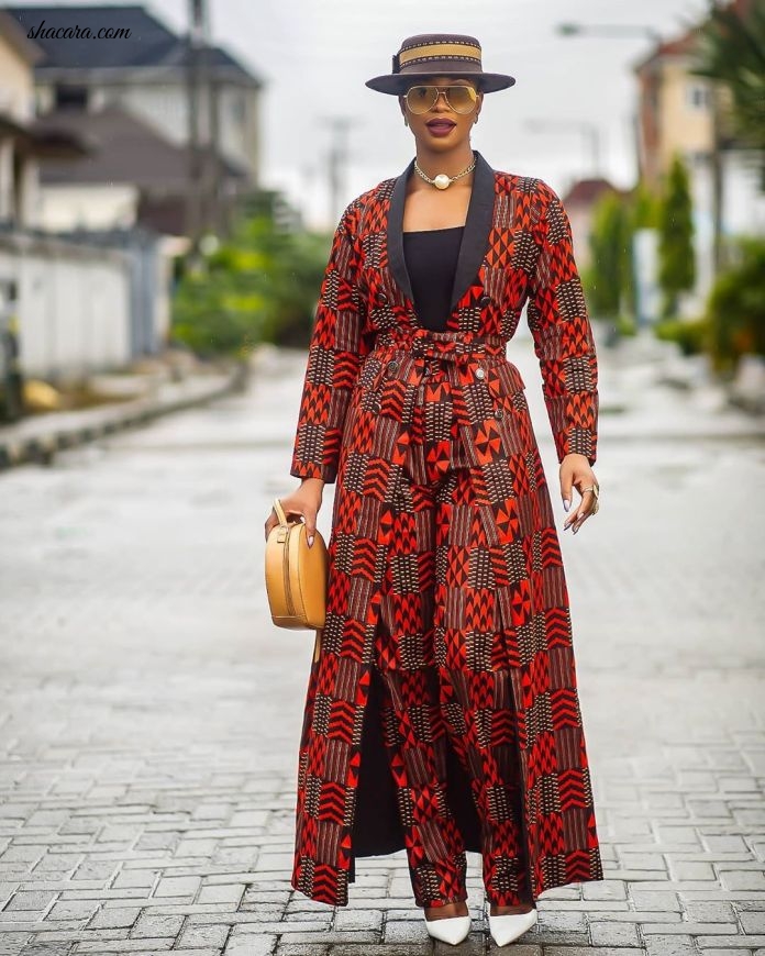 #STYLEGIRL: Popular Nigerian Style Influencer StyleConnaisseur Just Teased Us With Haute African Over Coat Goals