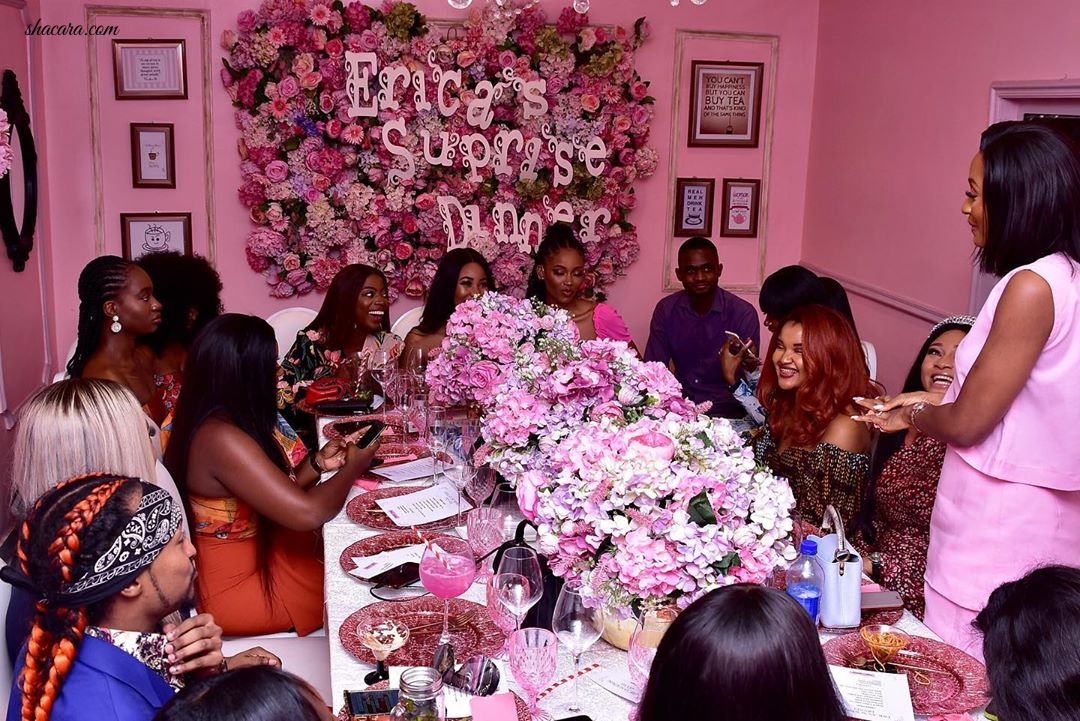 #BBNaija’s Erica’s Surprise Soirée Was Super Adorable, And These Photos Prove It