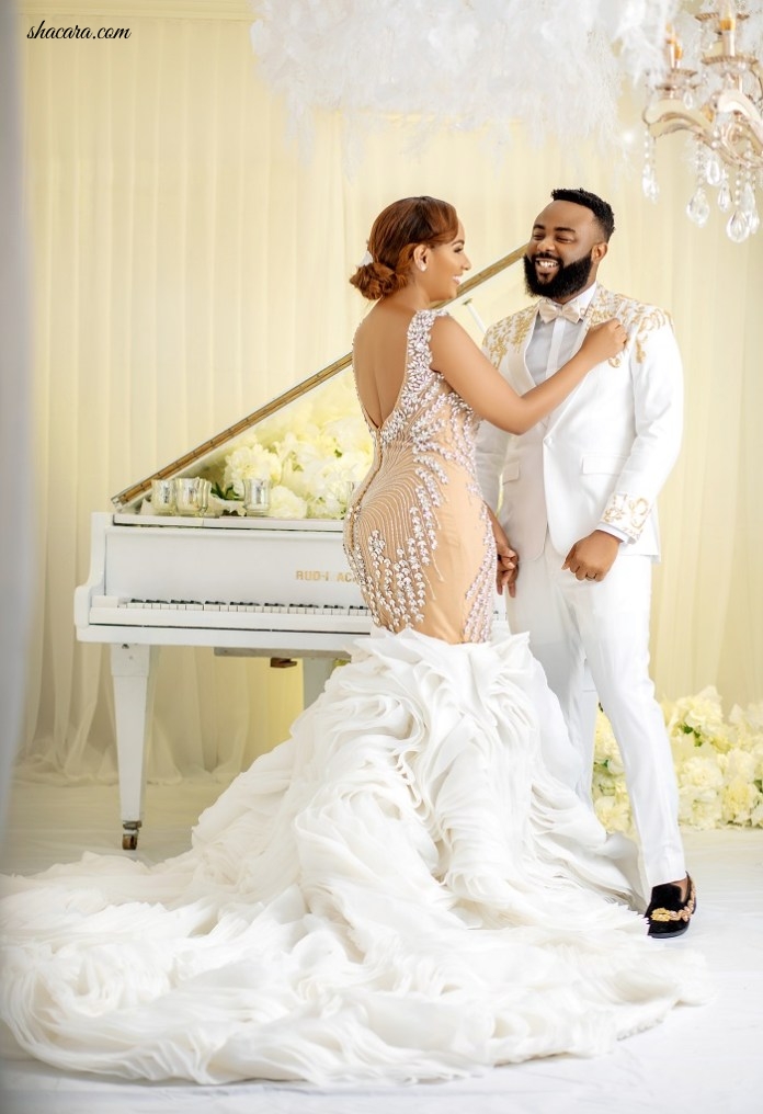 Juliet Ibrahim Stars In Stunning Bridal Look Book By TruFlair x Freshbydotun 2020 Bride-Groom Collection Titled ‘The Grandeur’