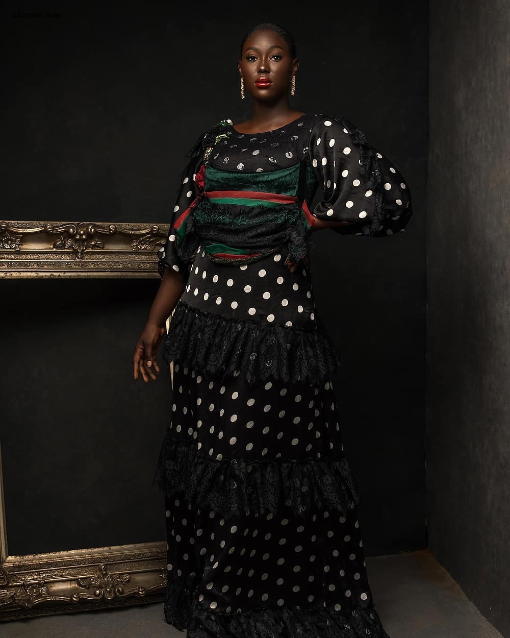 Nollywood Star Shaffy Bello Fronts Constance Walter’s Latest Collection Tagged “Romantic Noire”