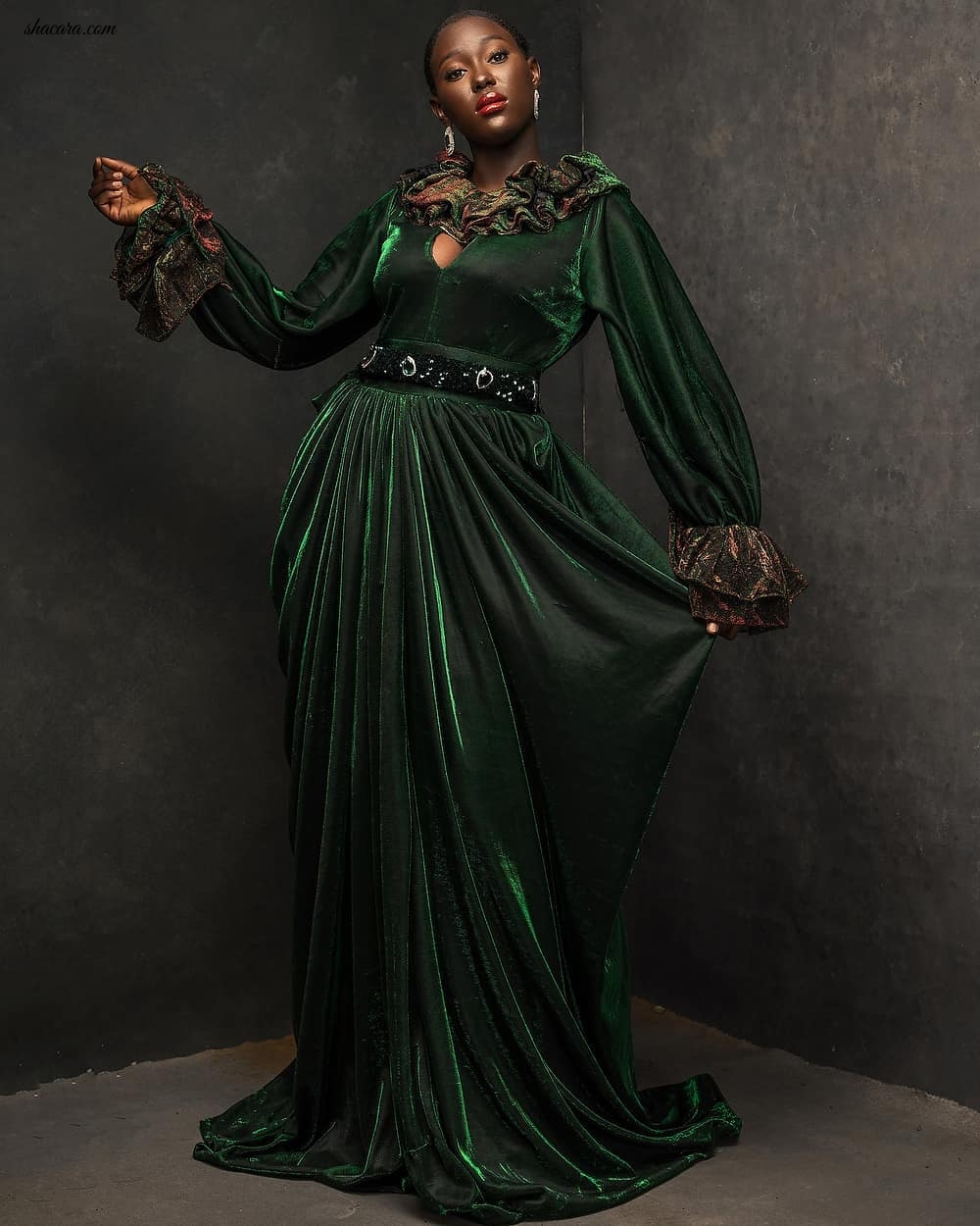 Nollywood Star Shaffy Bello Fronts Constance Walter’s Latest Collection Tagged “Romantic Noire”