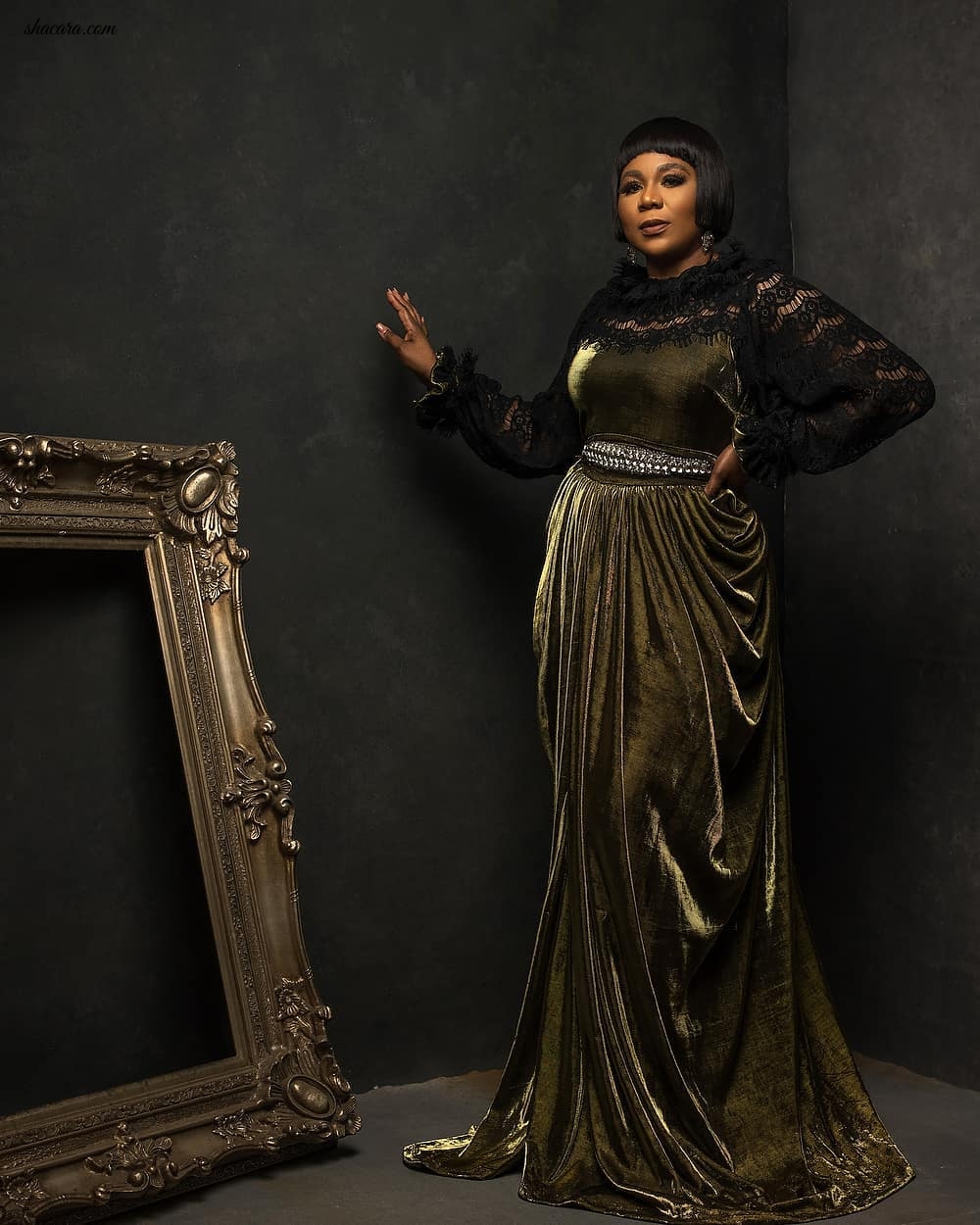 Nollywood Star Shaffy Bello Fronts Constance Walter’s Latest Collection Tagged “Romantic Noire”