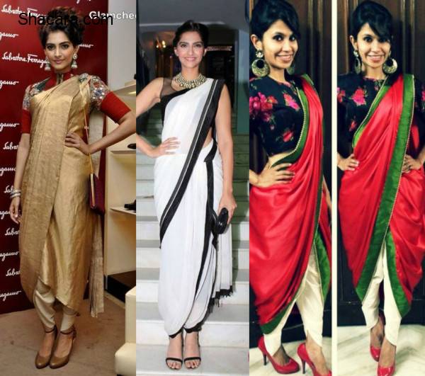 10 Must Try Fusion Sarees