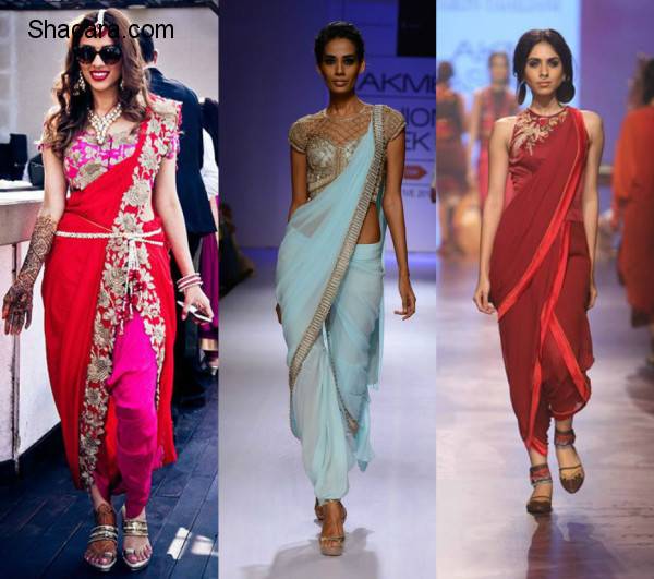 10 Must Try Fusion Sarees