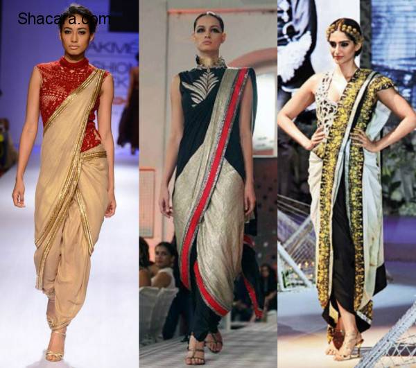 10 Must Try Fusion Sarees