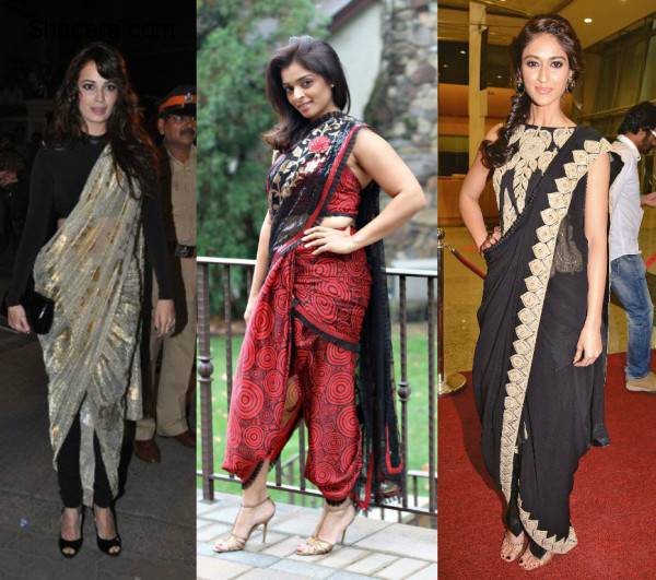 10 Must Try Fusion Sarees