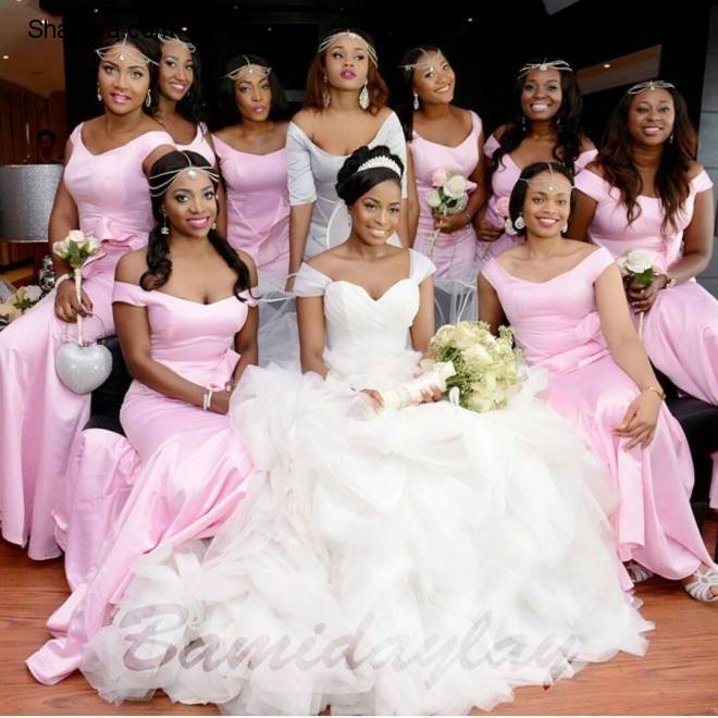 SPEAKING OF JAW-DROPPING BRIDAL TRAIN DRESSES, CHECK OUT THE COLLECTIONS OF BEAUTIFUL BRIDESMAIDS