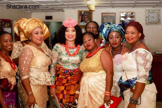 WEDDING PHOTOS: MONALISA CHINDA & VICTOR TONYE’S TRADITIONAL WEDDING PHOTOS EBUBE NWAGBO, IBINABO, OGE OKOYE AND LOTS MORE..