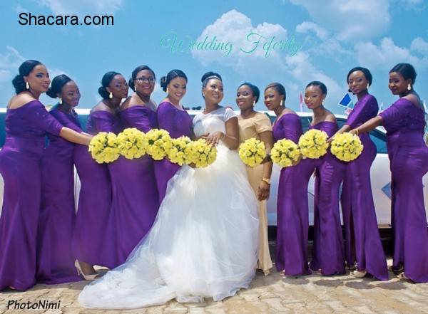 Purple Bridesmaids Dresses for Nigerian Weddings!