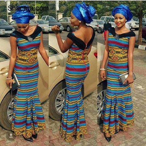 TURN HEAD IN THESE ALLURING ANKARA STYLES