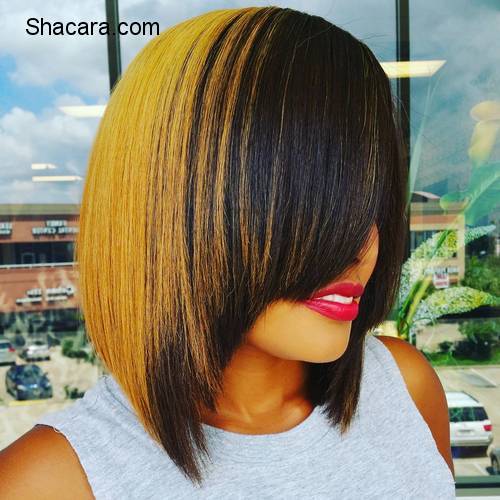 80 Showiest Bob Haircuts for Black Women part 2