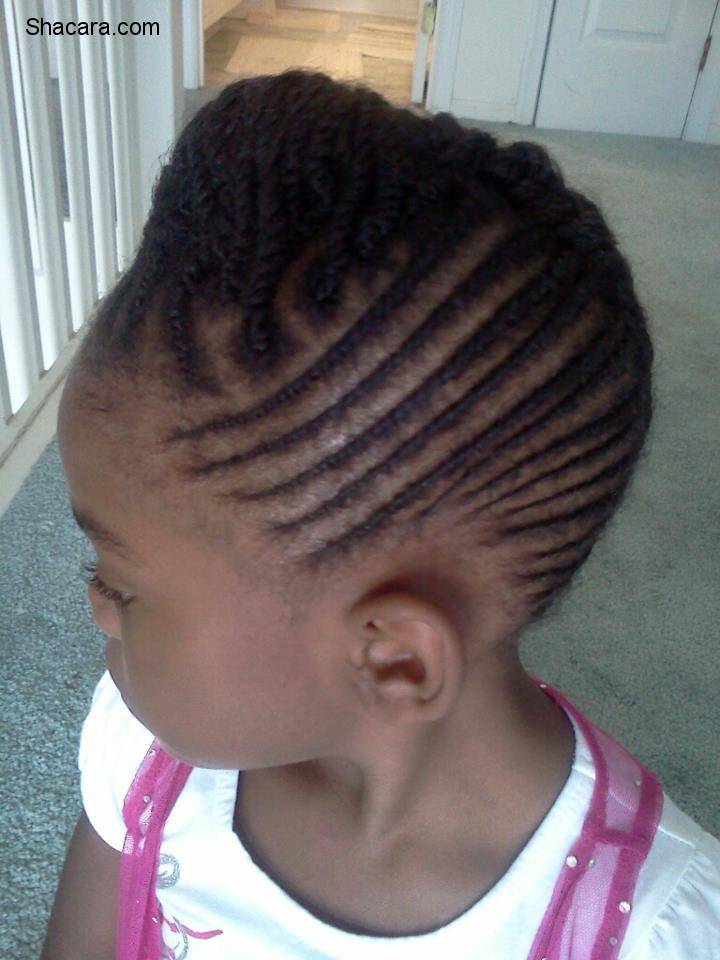 Flat Twist Hairstyles For Kids