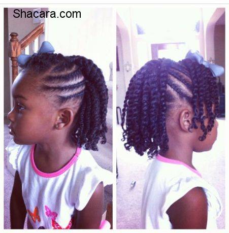 Flat Twist Hairstyles For Kids